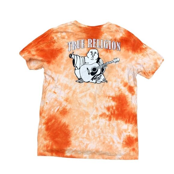 Vintage True Religion Buddha Logo Crew XXL Tie Dye - Picture 2 of 6